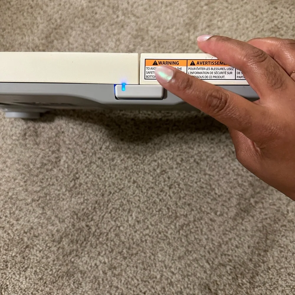 White Wii Fit Balance Board Nintendo Exercise Fitness Controller (Board Only)
